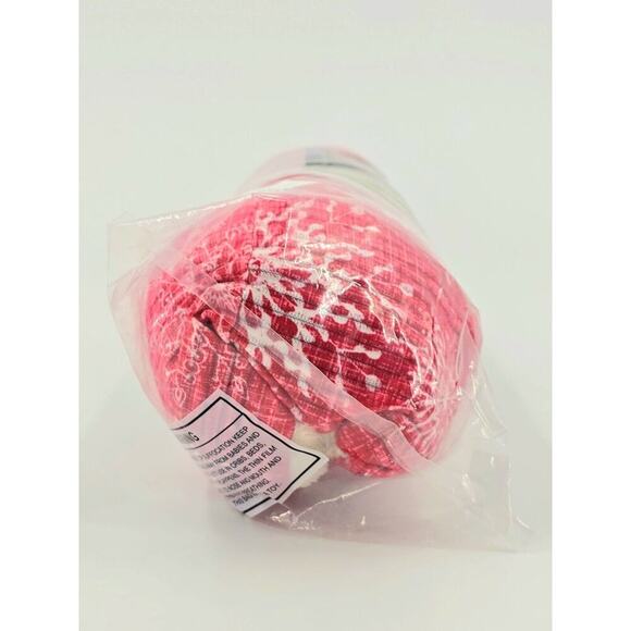 Pet Bed Small Red Snowflake BedCushion Is 19" Dog & Cat Vibrant Life Cuddler New - Picture 7 of 9